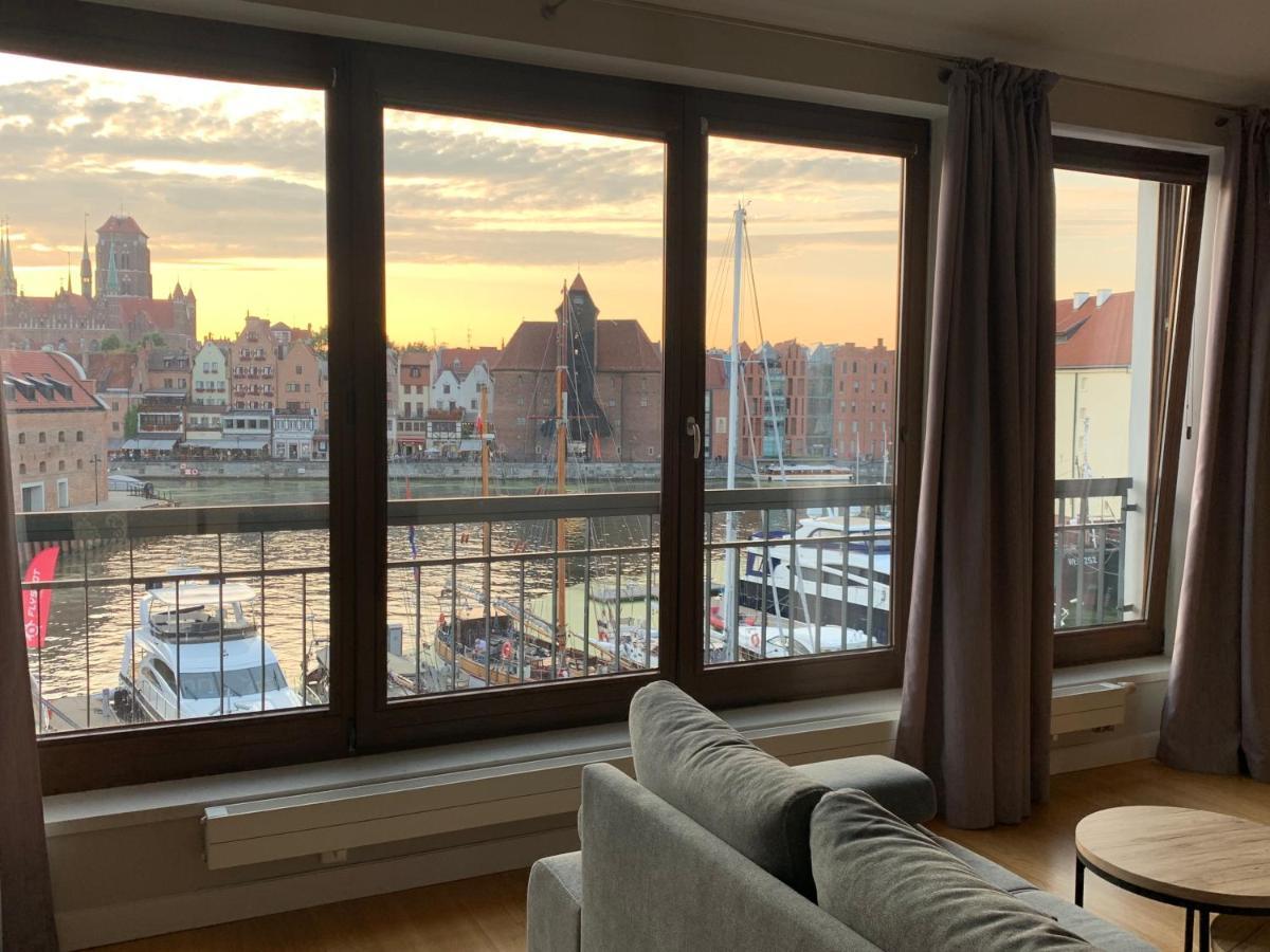 Apartamenty Centrum Nad Motlawa Z Widokiem Na Patio Z Balkonem غدانسك المظهر الخارجي الصورة